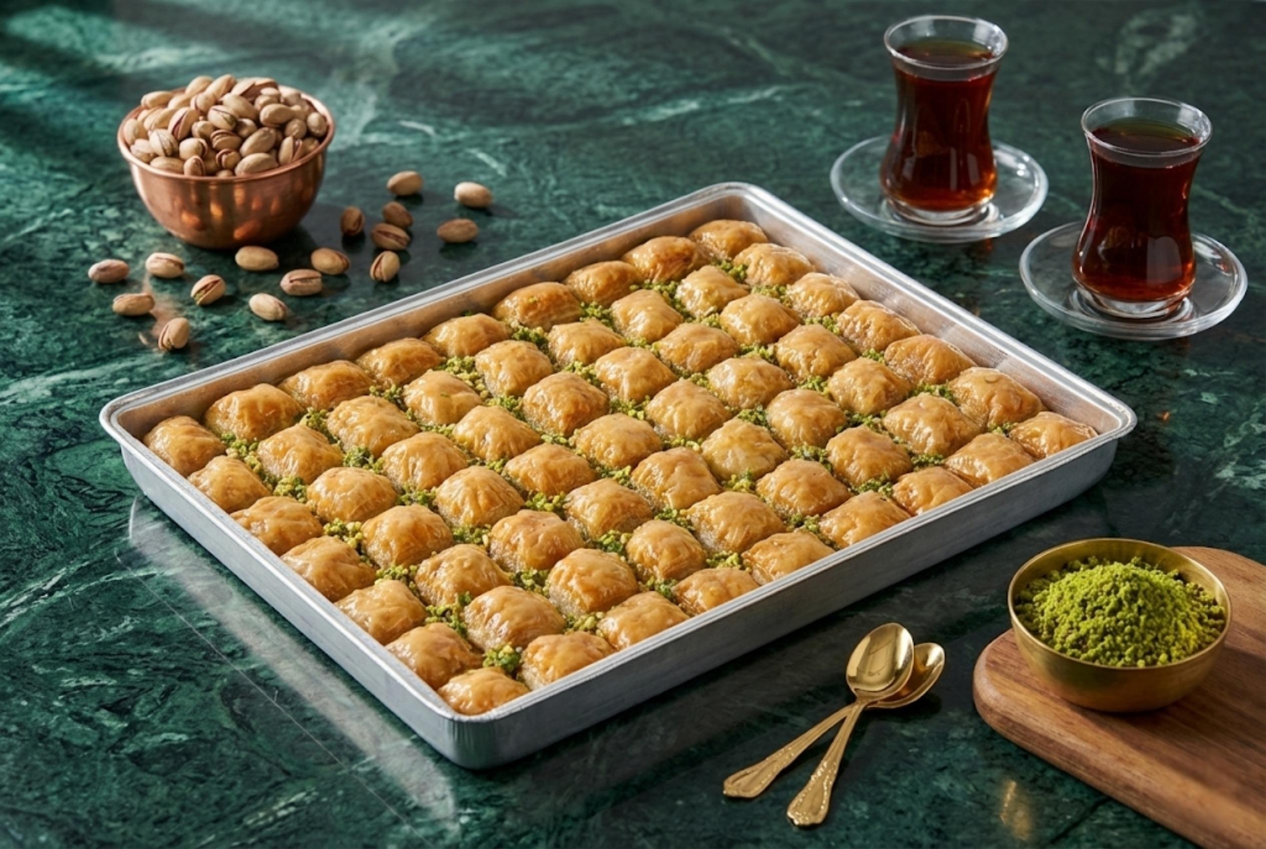 Fıstıklı Baklava Fıstıklı Baklava (Ortalama 3kg.) - Görsel 1